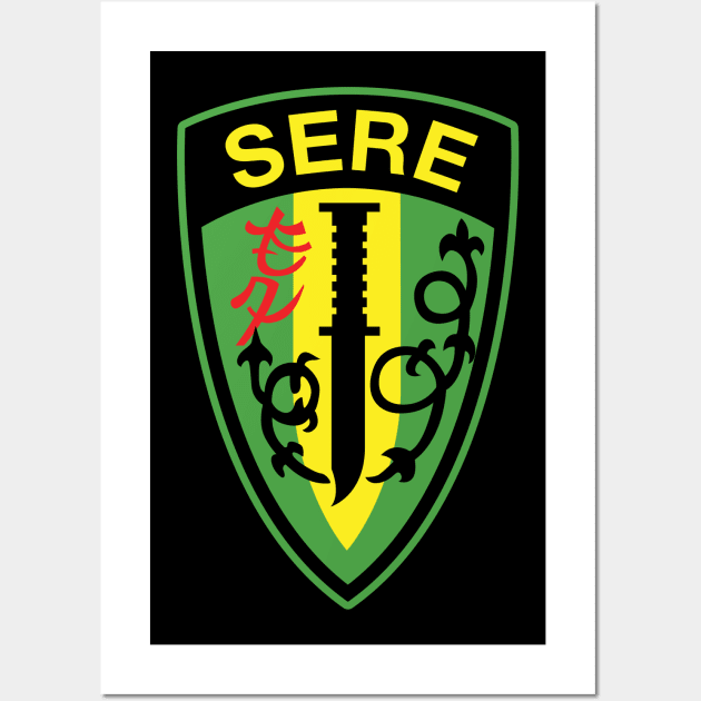 SERE School Apparel Shirts Mugs Logo Design Wall Art by aircrewsupplyco